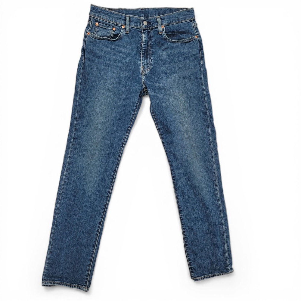 Levi's 502 Jeans Men 32x34 Blue Regular Tapered‎ Stretch Classic Dadcore
